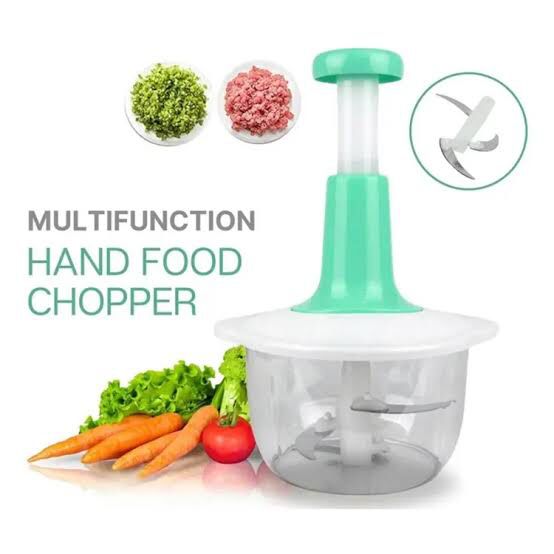 Manual Hand Push Chopper โ Easy Vegetable & Food Chopping Tool