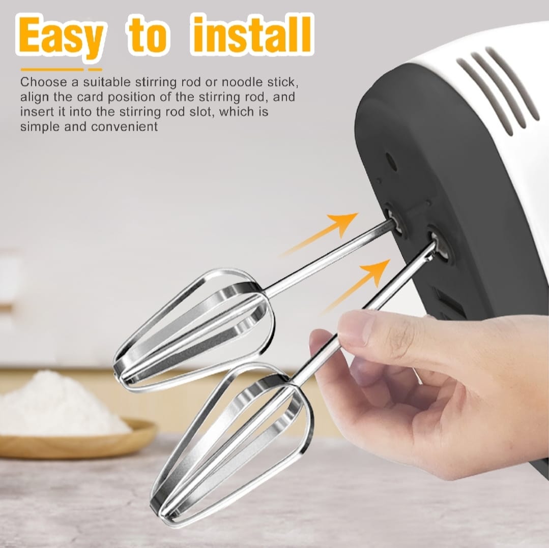 Electric Hand Mixer Beater Machine β Perfect for Cakes, Eggs & Baking