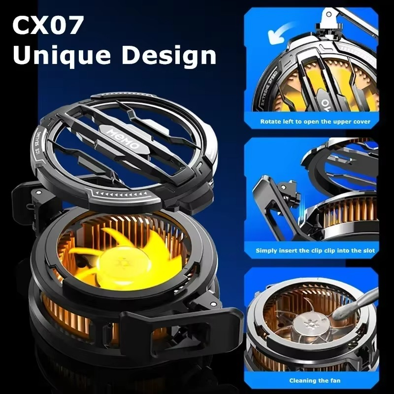 MEMO CX07 Mobile Phone Magnetic Cooler – Fast Cooling for Gaming & Performance