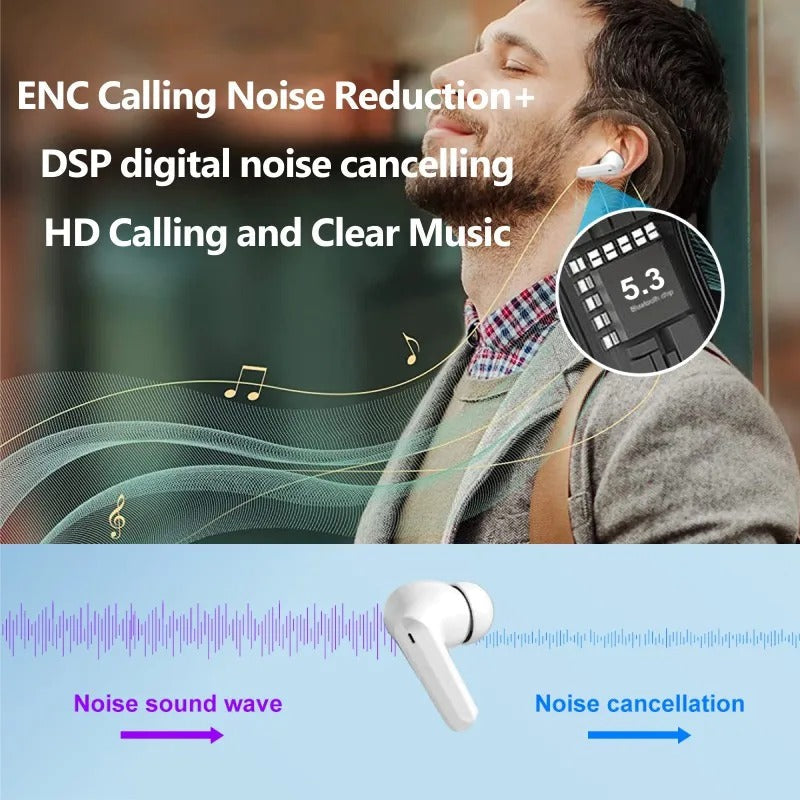 3.1 Display Earbuds STEREO 895B โ Wireless Bluetooth Earbuds