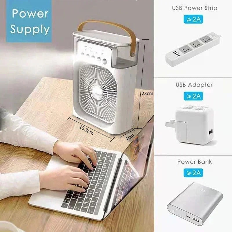 Mini Air Cooling Fan – Multifunction Portable Air Cooler