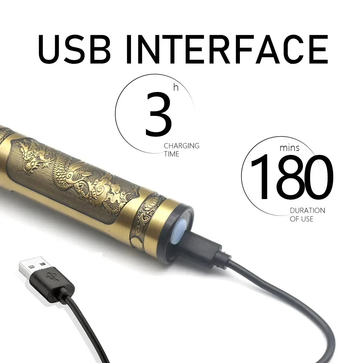 Metal Body Vintage T9 Hair Trimmer – Professional Precision Grooming
