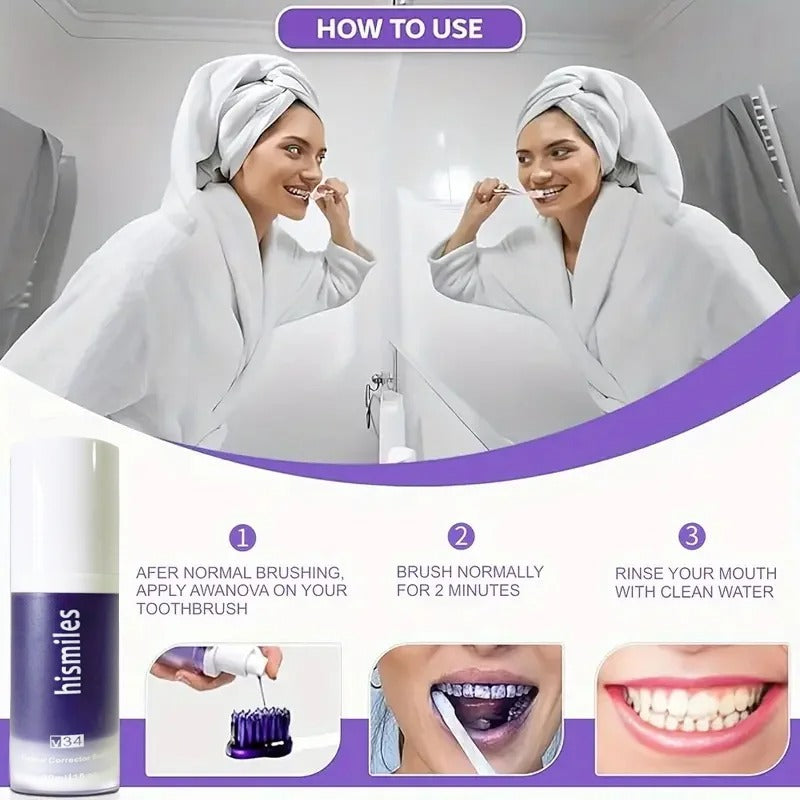 Hismiles V34 Teeth Brightening Colour Corrector Serum