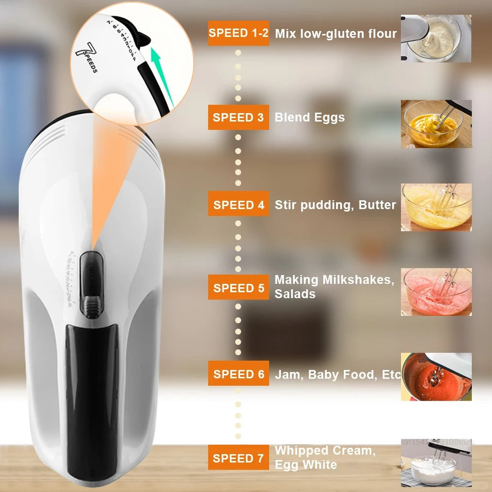 Electric Hand Mixer Beater Machine β Perfect for Cakes, Eggs & Baking