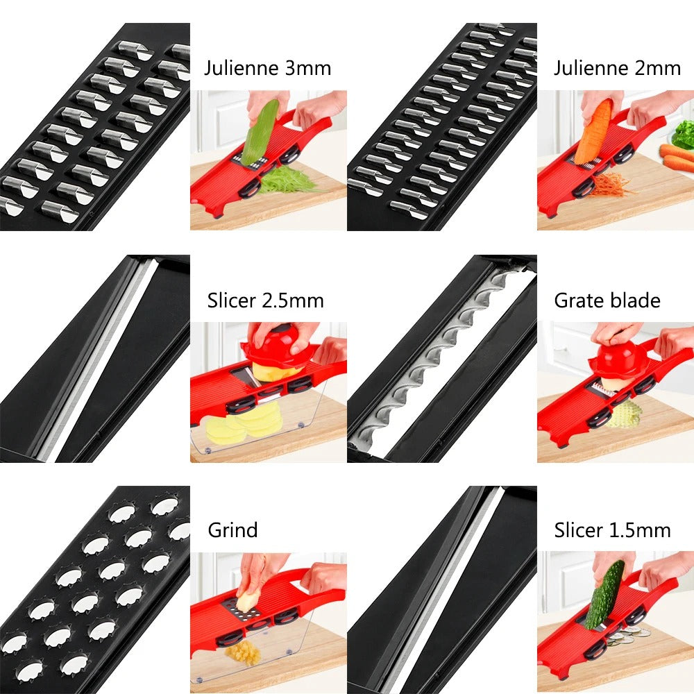 10 in 1 Mandoline Slicer β Multifunction Vegetable & Fruit Cutter