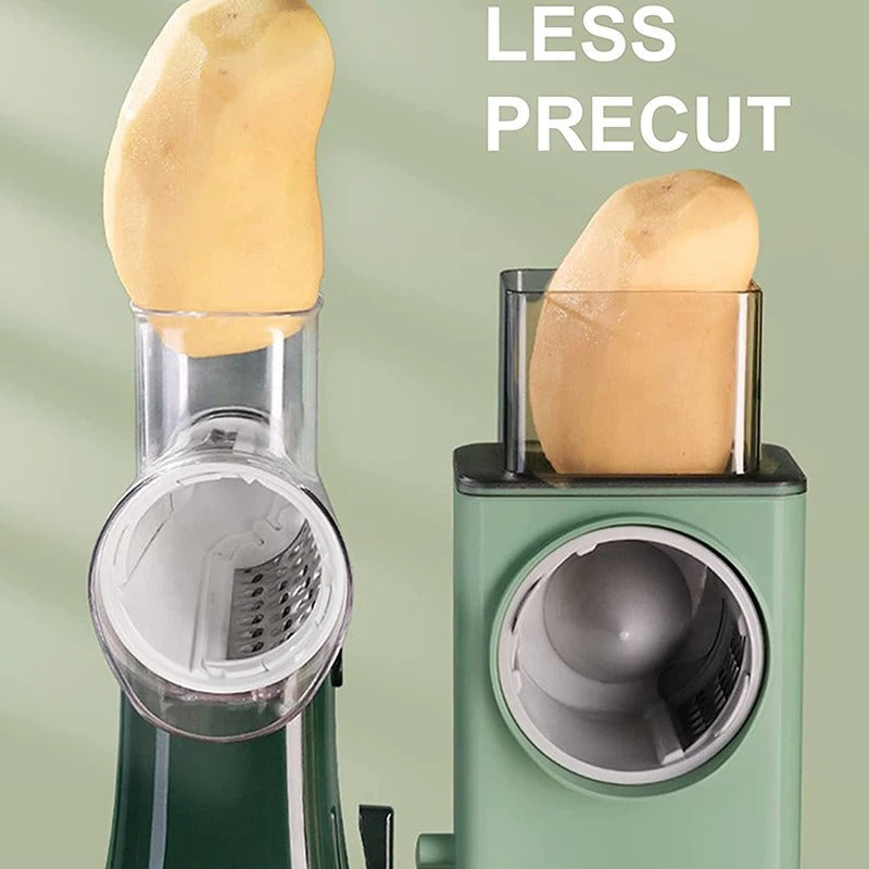 Vegetable Cutter Multifunctional Manual Rotary Cheese Grater Shredder β All-in-One Kitchen Tool