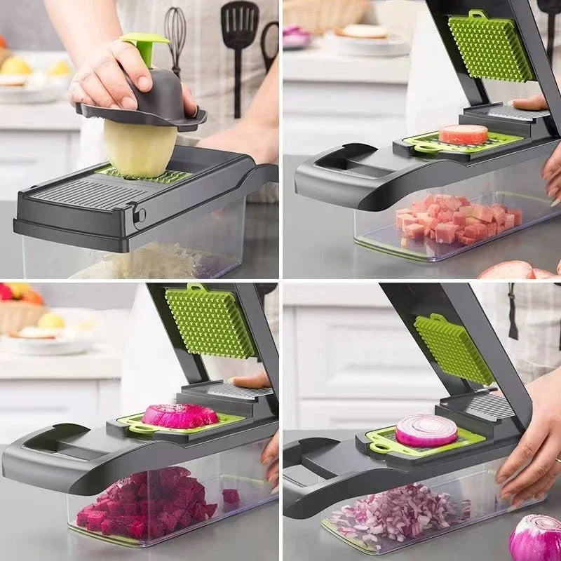 16 in 1 Multifunctional Vegetable Slicer Cutter β All-in-One Kitchen Tool