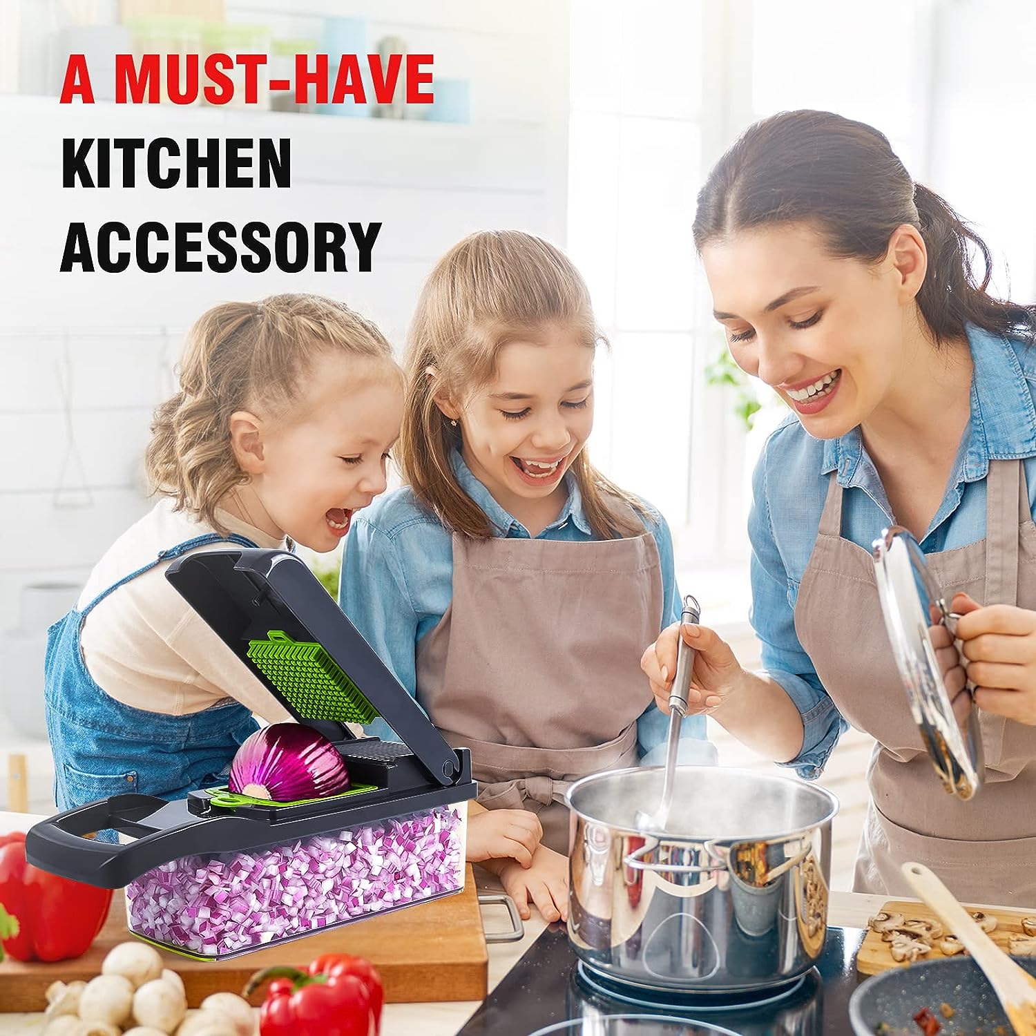 16 in 1 Multifunctional Vegetable Slicer Cutter – All-in-One Kitchen Tool