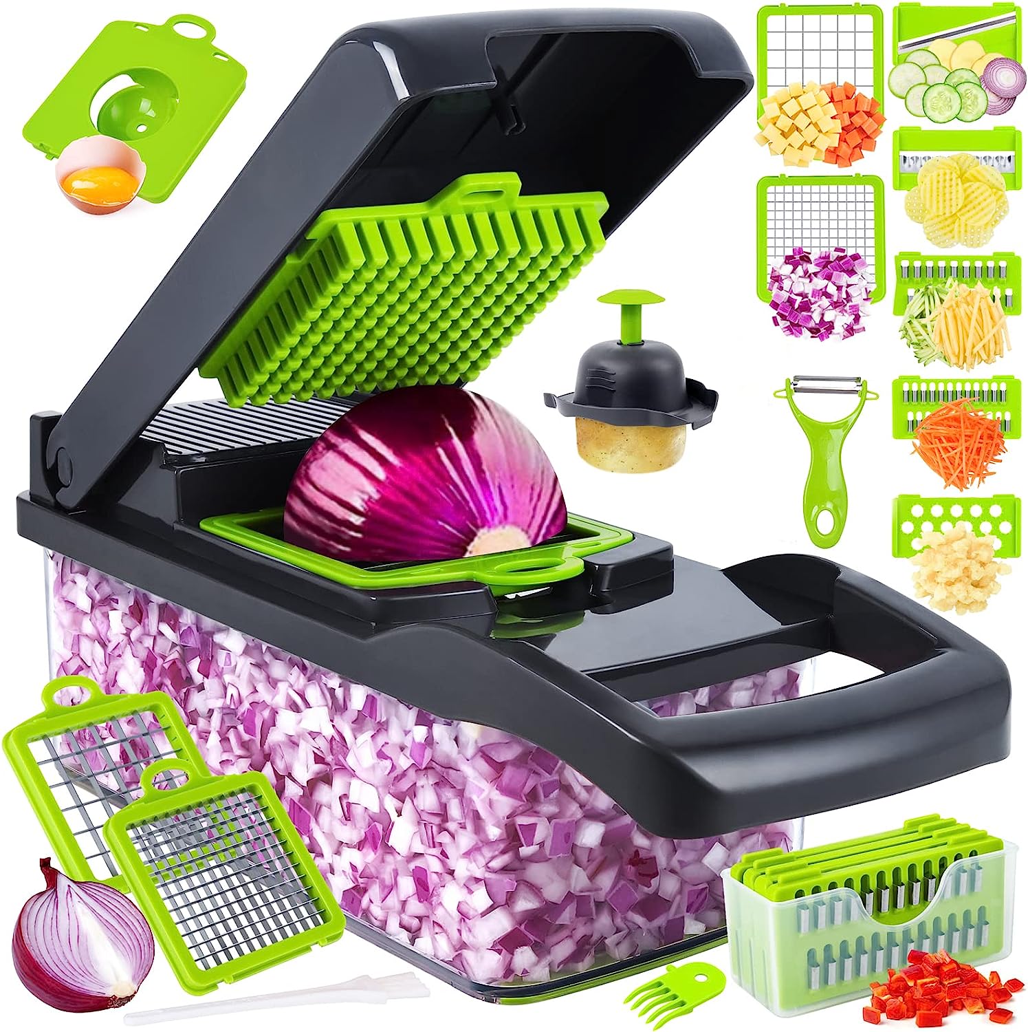 16 in 1 Multifunctional Vegetable Slicer Cutter – All-in-One Kitchen Tool