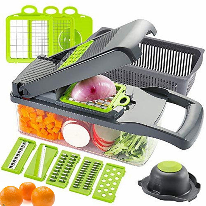 16 in 1 Multifunctional Vegetable Slicer Cutter – All-in-One Kitchen Tool