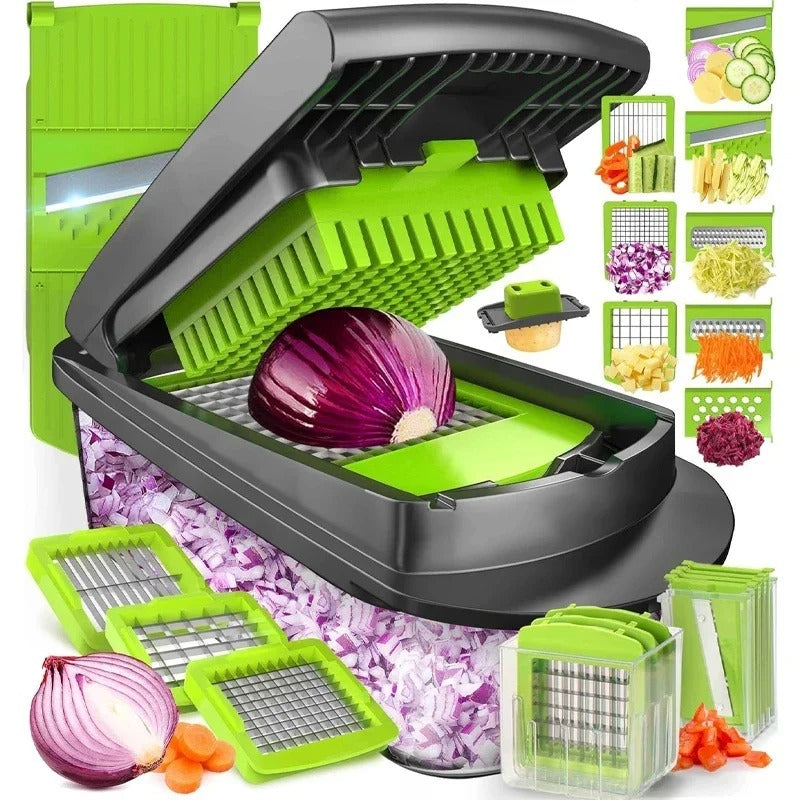 16 in 1 Multifunctional Vegetable Slicer Cutter – All-in-One Kitchen Tool