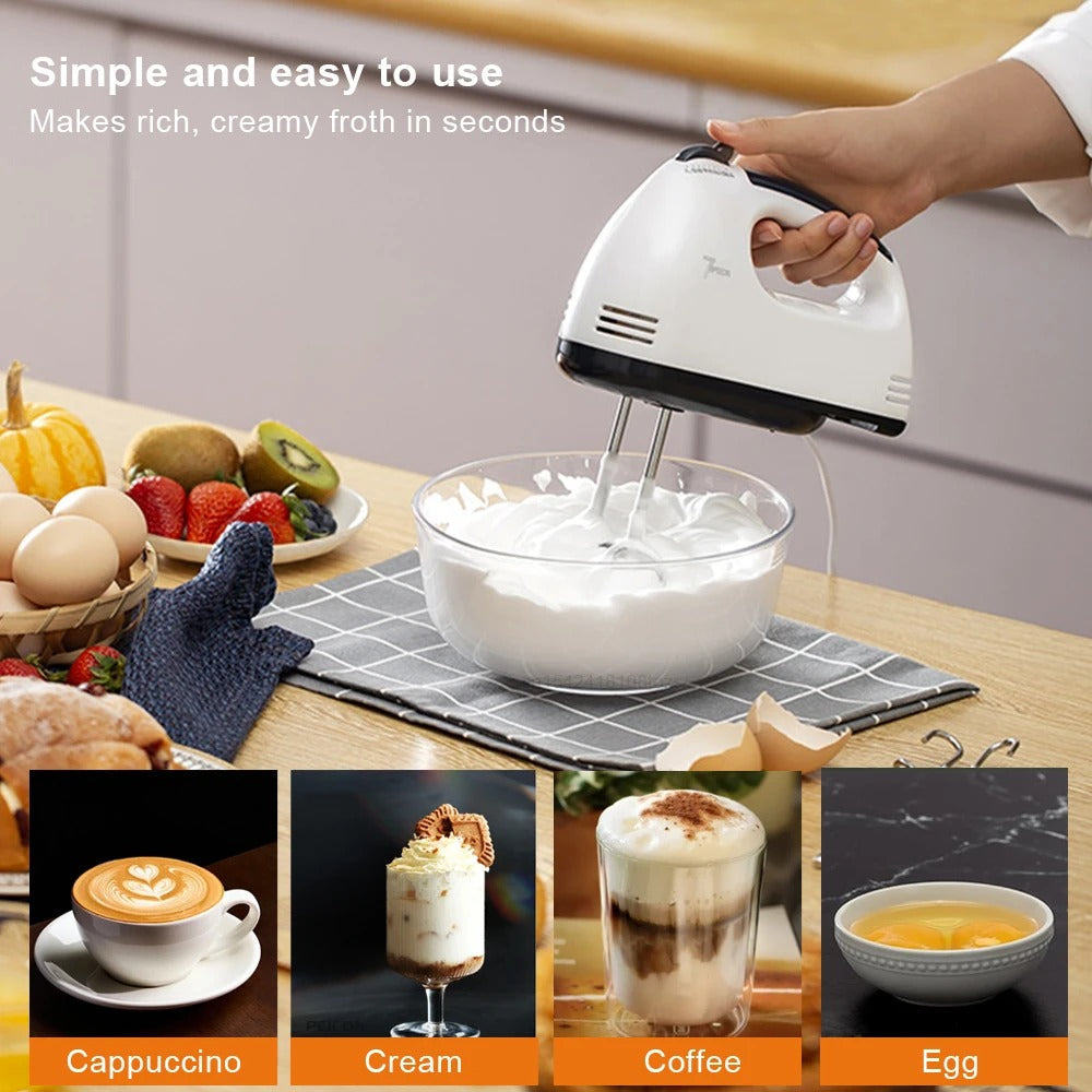 Electric Hand Mixer Beater Machine – Perfect for Cakes, Eggs & Baking