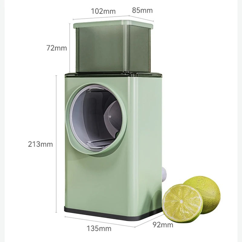 Vegetable Cutter Multifunctional Manual Rotary Cheese Grater Shredder – All-in-One Kitchen Tool
