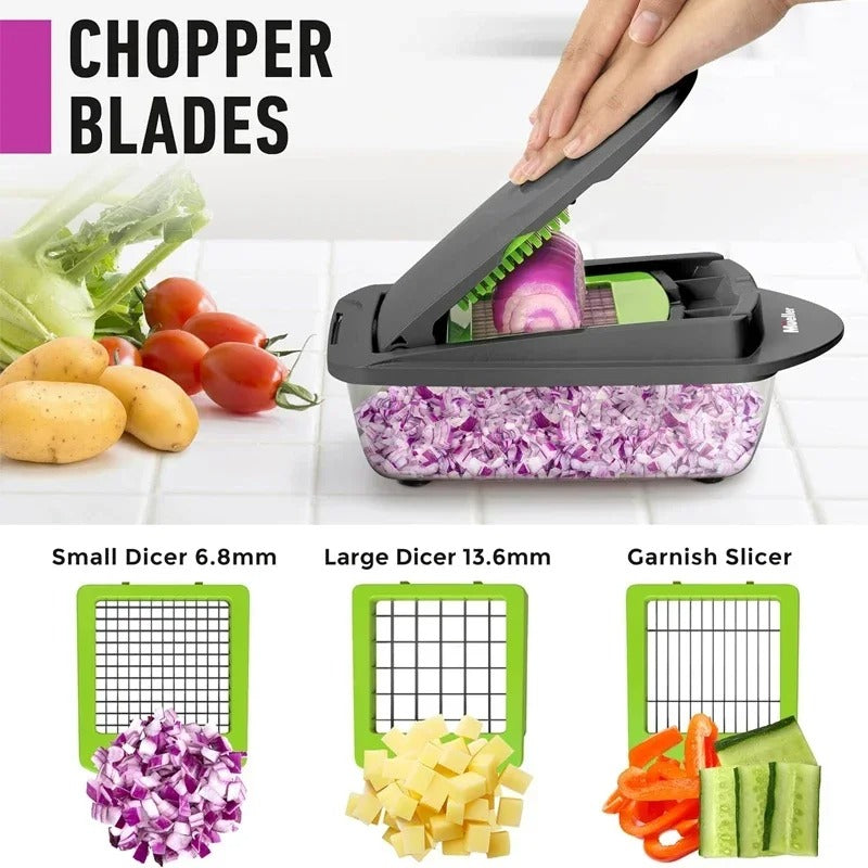 16 in 1 Multifunctional Vegetable Slicer Cutter – All-in-One Kitchen Tool