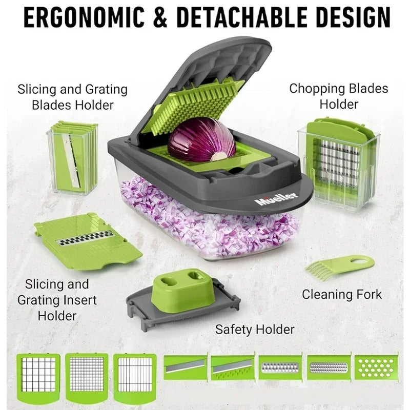 16 in 1 Multifunctional Vegetable Slicer Cutter – All-in-One Kitchen Tool